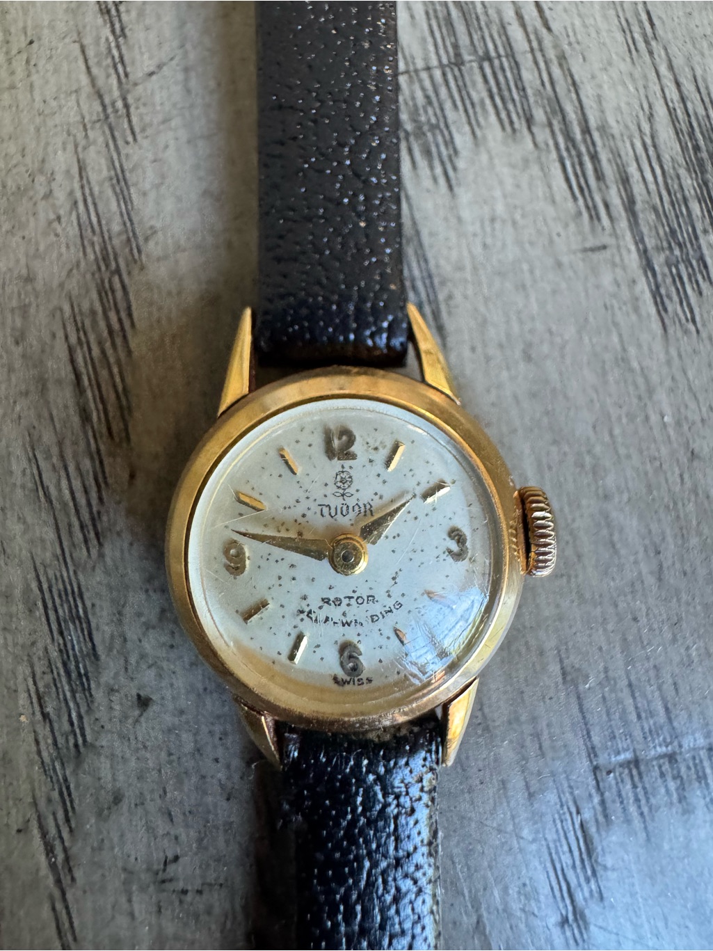 Tudor By Rolex 18k Solid Gold AutoPrincess Swiss Automatic Watch Vintage